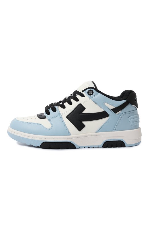 Кожаные кеды Out Of Office Off-White 0MIA189F24LEA0054010 Голубой  0MIA189F24LEA0054010 Фото 4