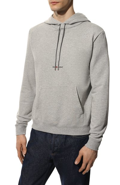 Хлопковое худи SAINT LAURENT, арт. 464581/YB20D, фото 3