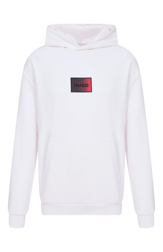 Хлопковое худи HUGO 50553145 Белый 50553145