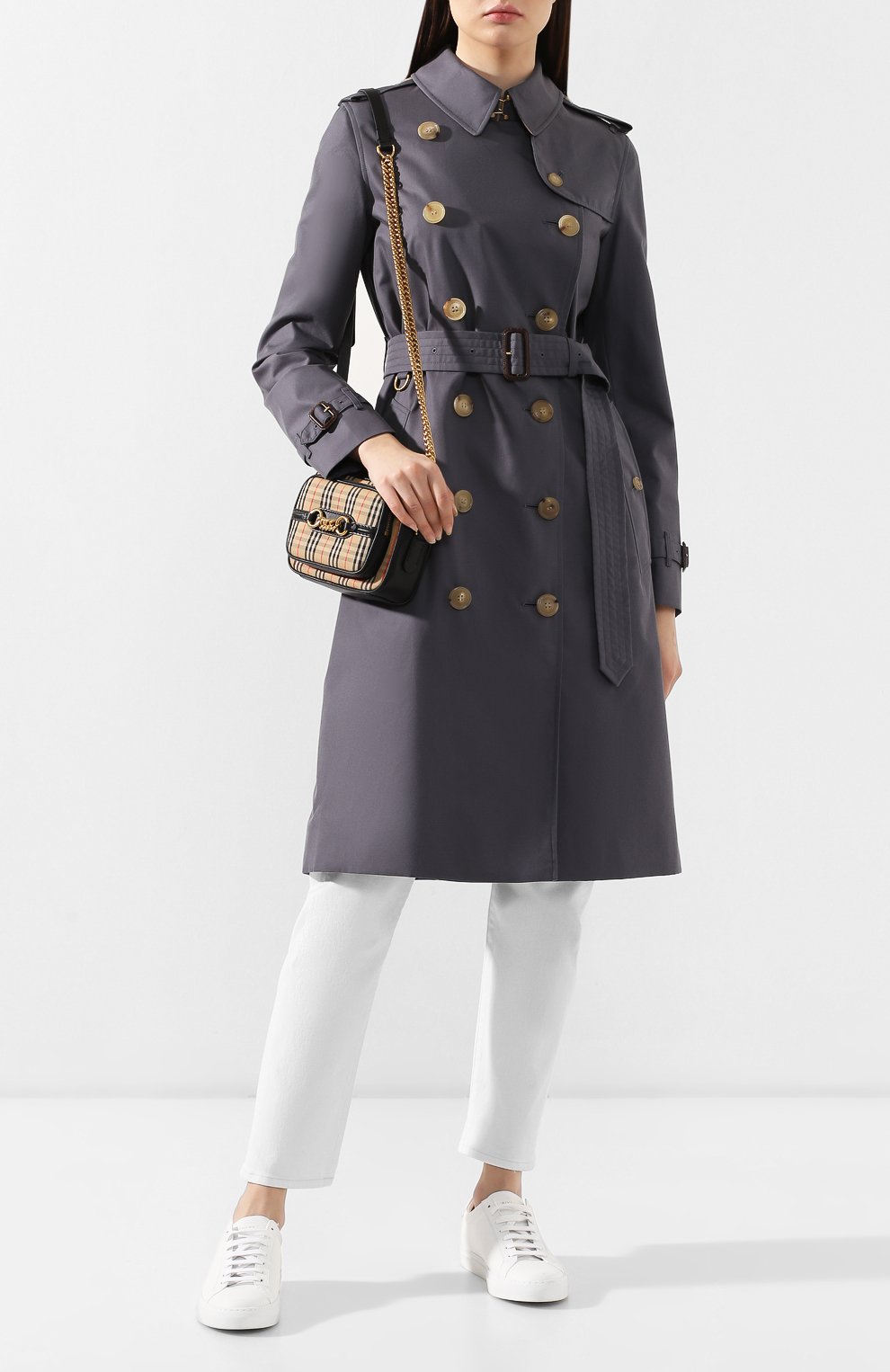 Хлопковый тренч kensington BURBERRY, арт. 4073369, фото 2