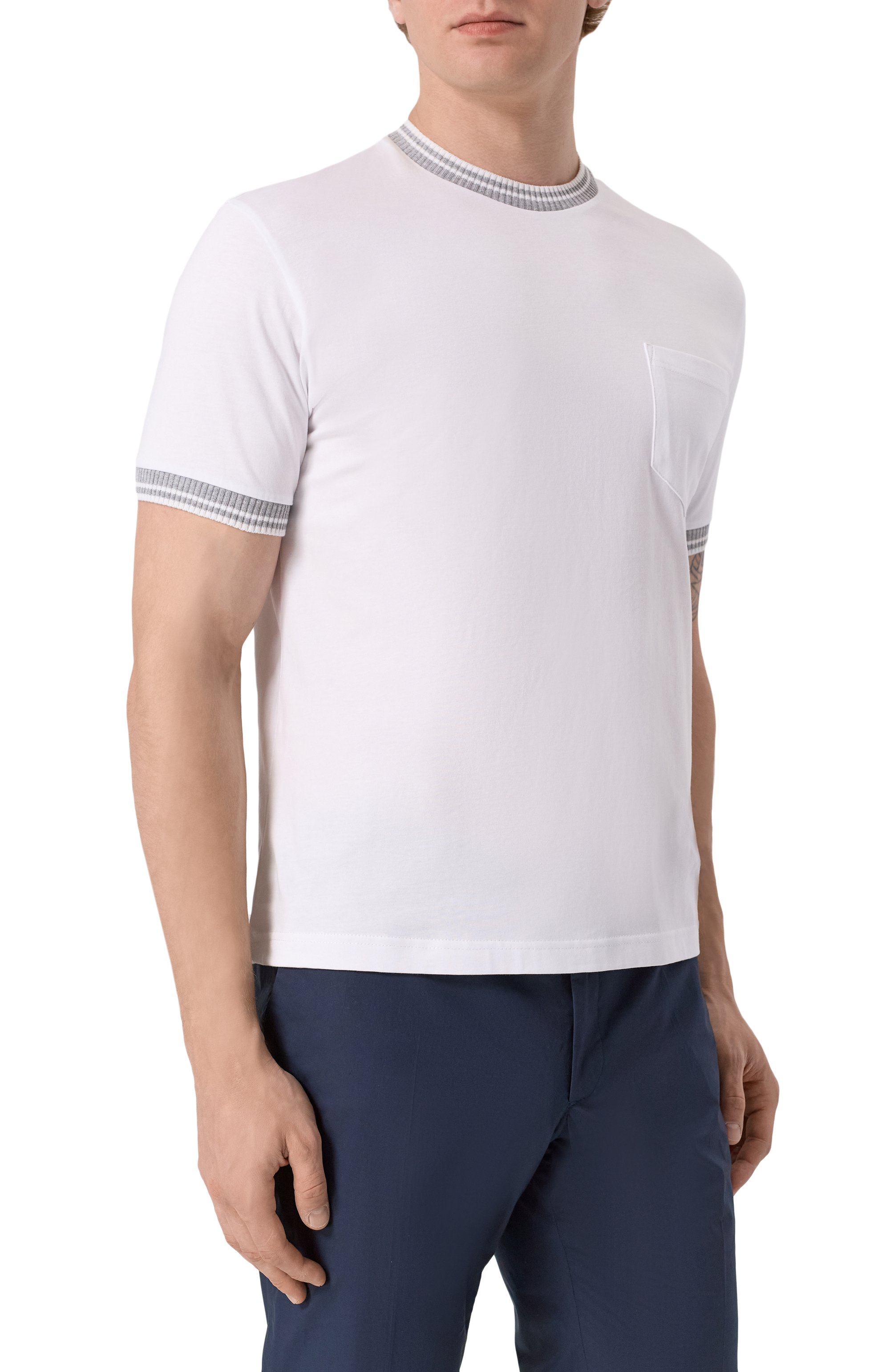 Хлопковая футболка L.B.M. 1911, арт. 6407/59093, фото 3