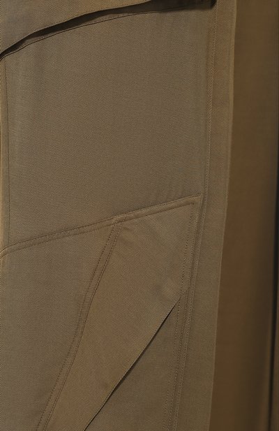 Брюки из вискозы BARBARA BUI хаки цвета по цене 68200 руб., арт. V1633VES, фото 5 Брюки из вискозы BARBARA BUI, арт. V1633VES, фото 5