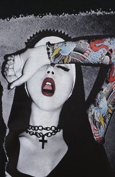 Хлопковая футболка BISIBIGLIO, арт. NUN TATT00/PESANTE, фото 5