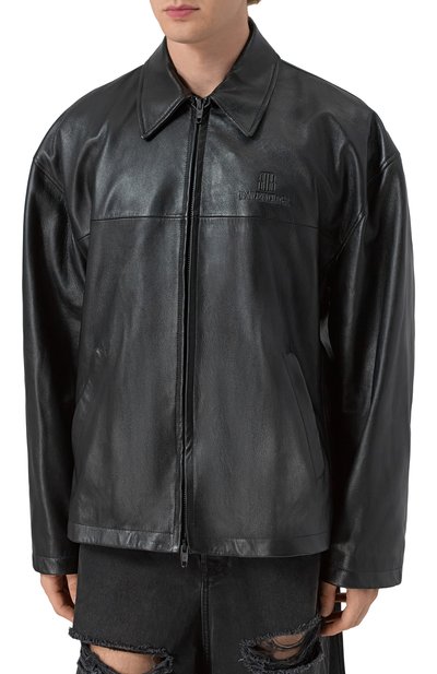 Кожаная куртка BALENCIAGA, арт. 831042/TSS01, фото 3