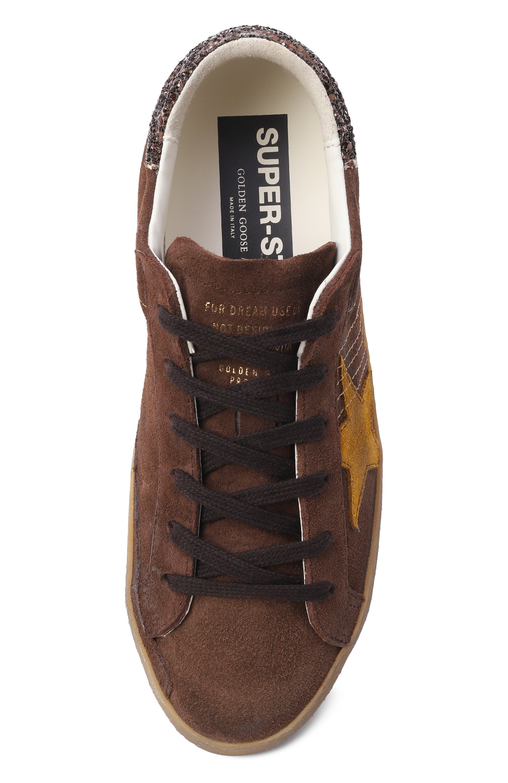 Замшевые кеды super-star GOLDEN GOOSE DELUXE BRAND, арт. GWF00102.F008100, фото 6