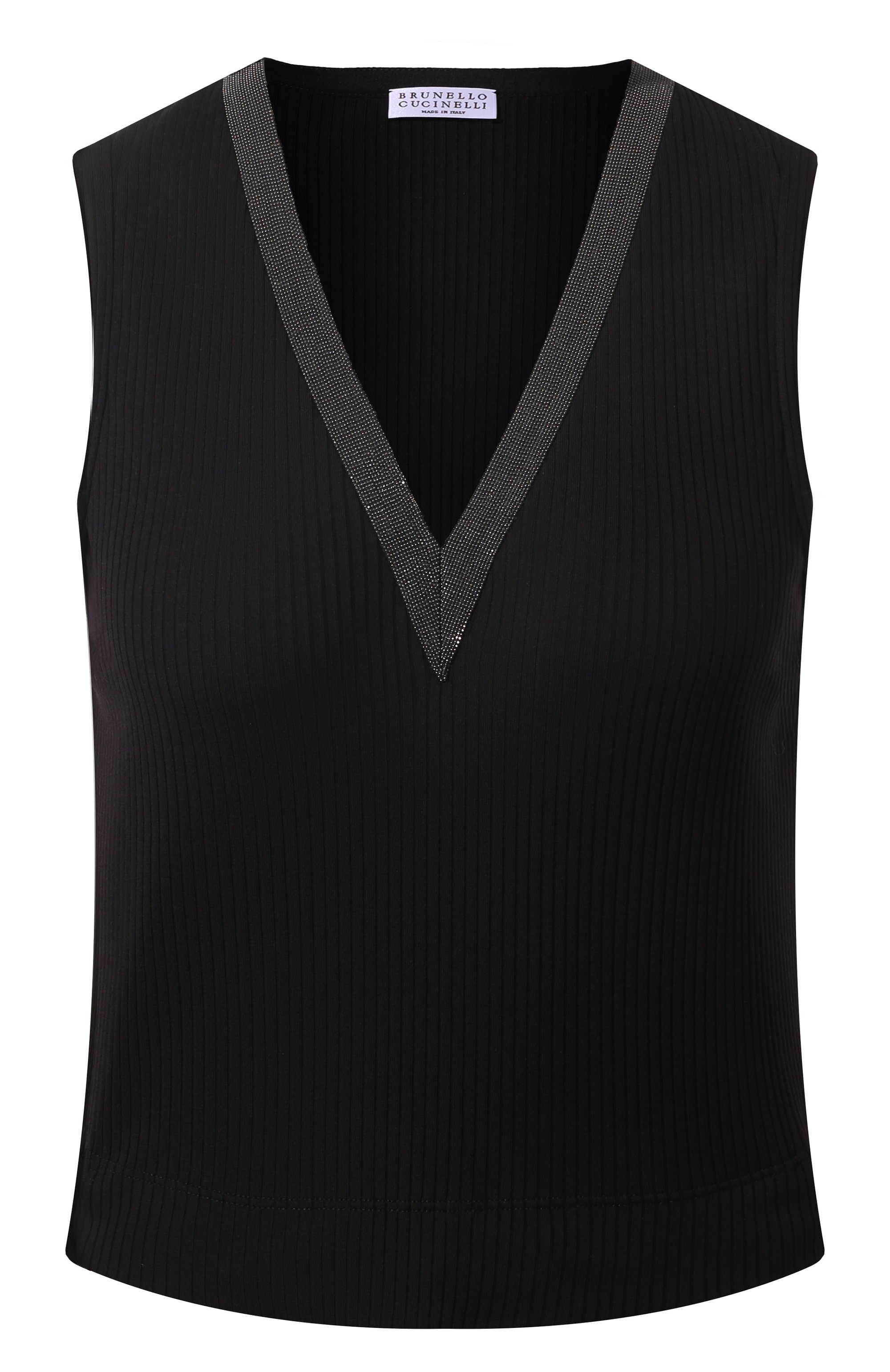 Хлопковый топ BRUNELLO CUCINELLI, арт. ML171B1090, фото 1