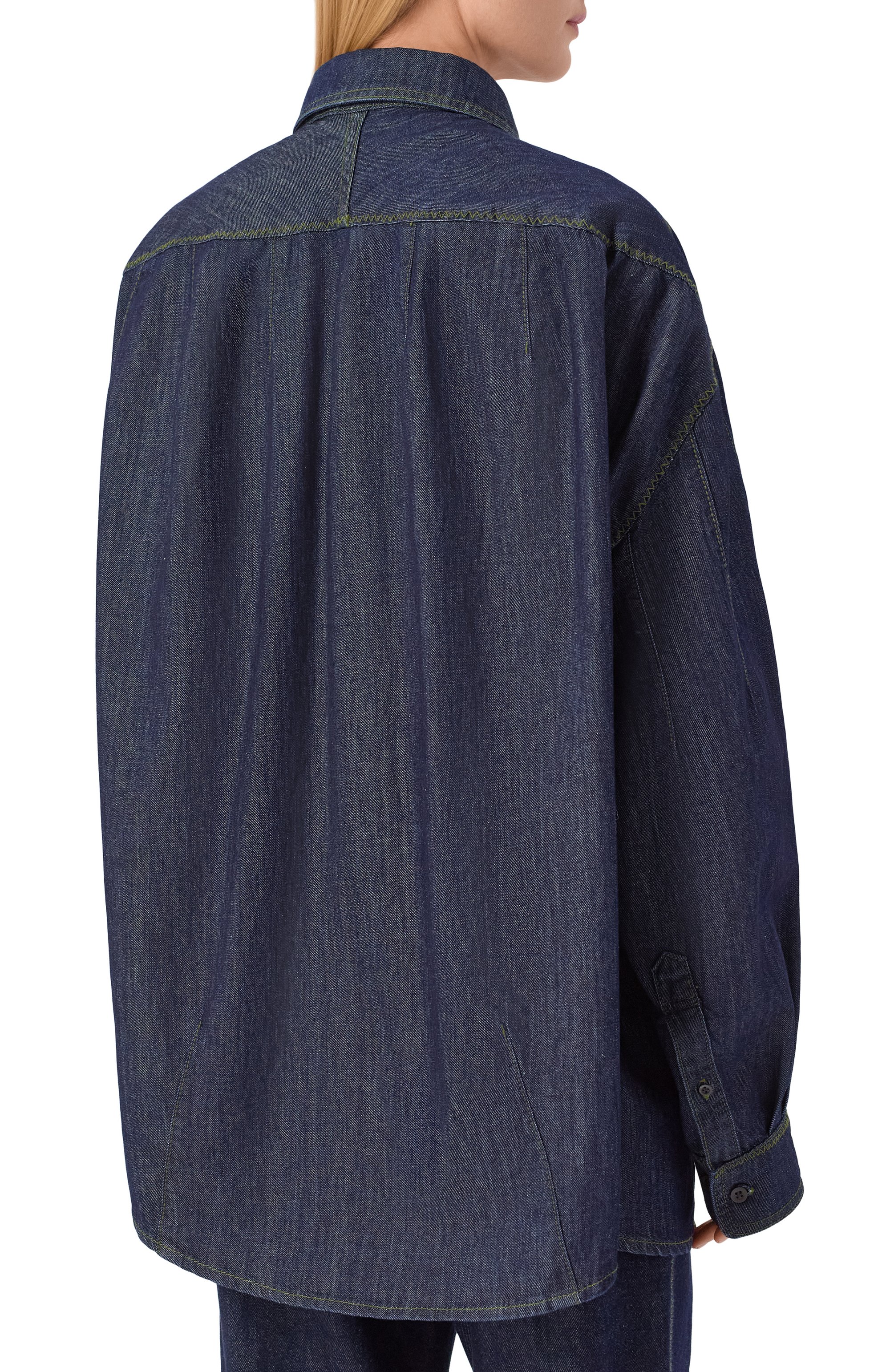 Джинсовая рубашка DRIES VAN NOTEN, арт. 010786-2382-507, фото 4