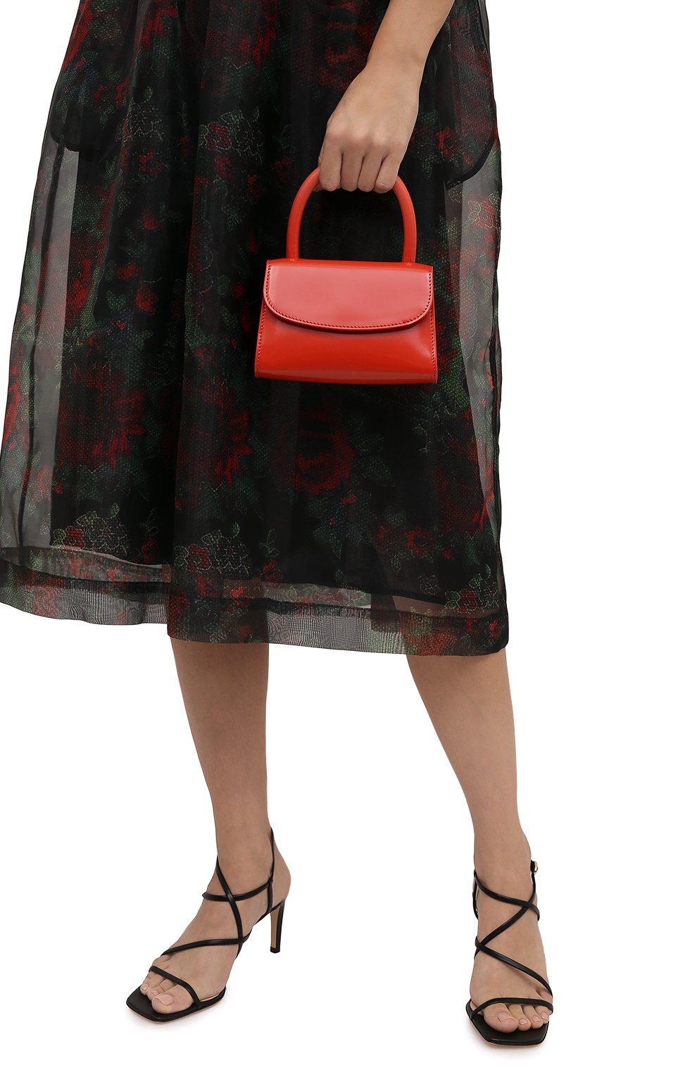 Сумка mini BY FAR красного цвета по цене 62950 руб., арт. 21PFMINASCWSMA, фото 2 Сумка mini BY FAR, арт. 21PFMINASCWSMA, фото 2