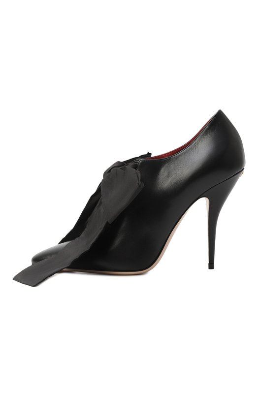 Комбинированные ботильоны Rockocò 105 Valentino 7W0S0MZ6/CMZ Чёрный  7W0S0MZ6/CMZ Фото 4