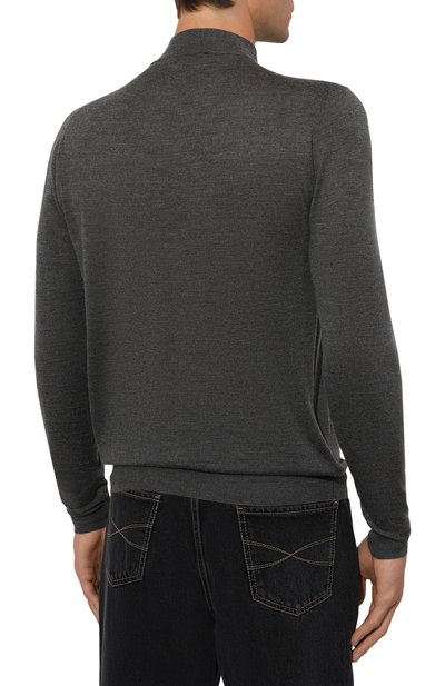 Водолазка из кашемира и шелка FEDELI, арт. 7UI07090, фото 4