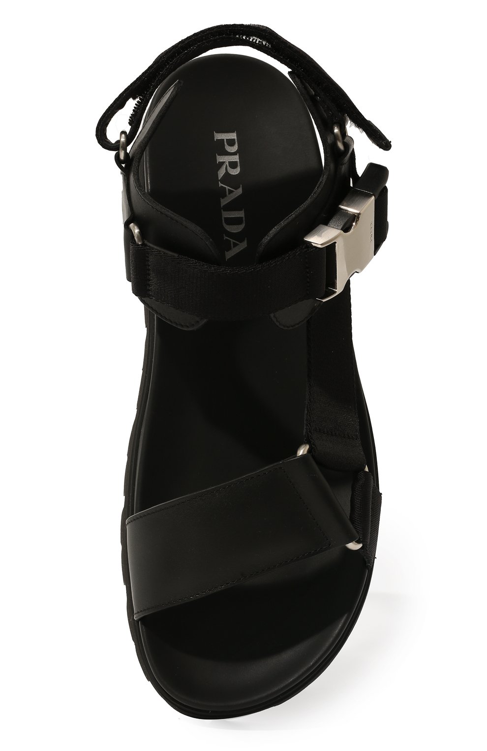 Комбинированные сандалии PRADA, арт. 2X3055-3L74-F0002, фото 6