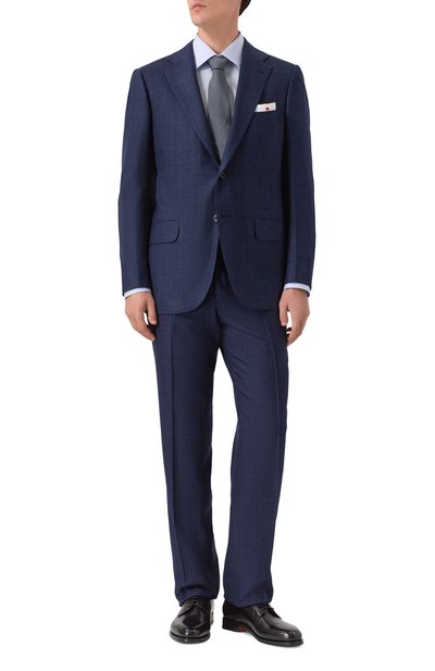 Мужской костюм из кашемира и шерсти KITON, арт. UA81K0138G03