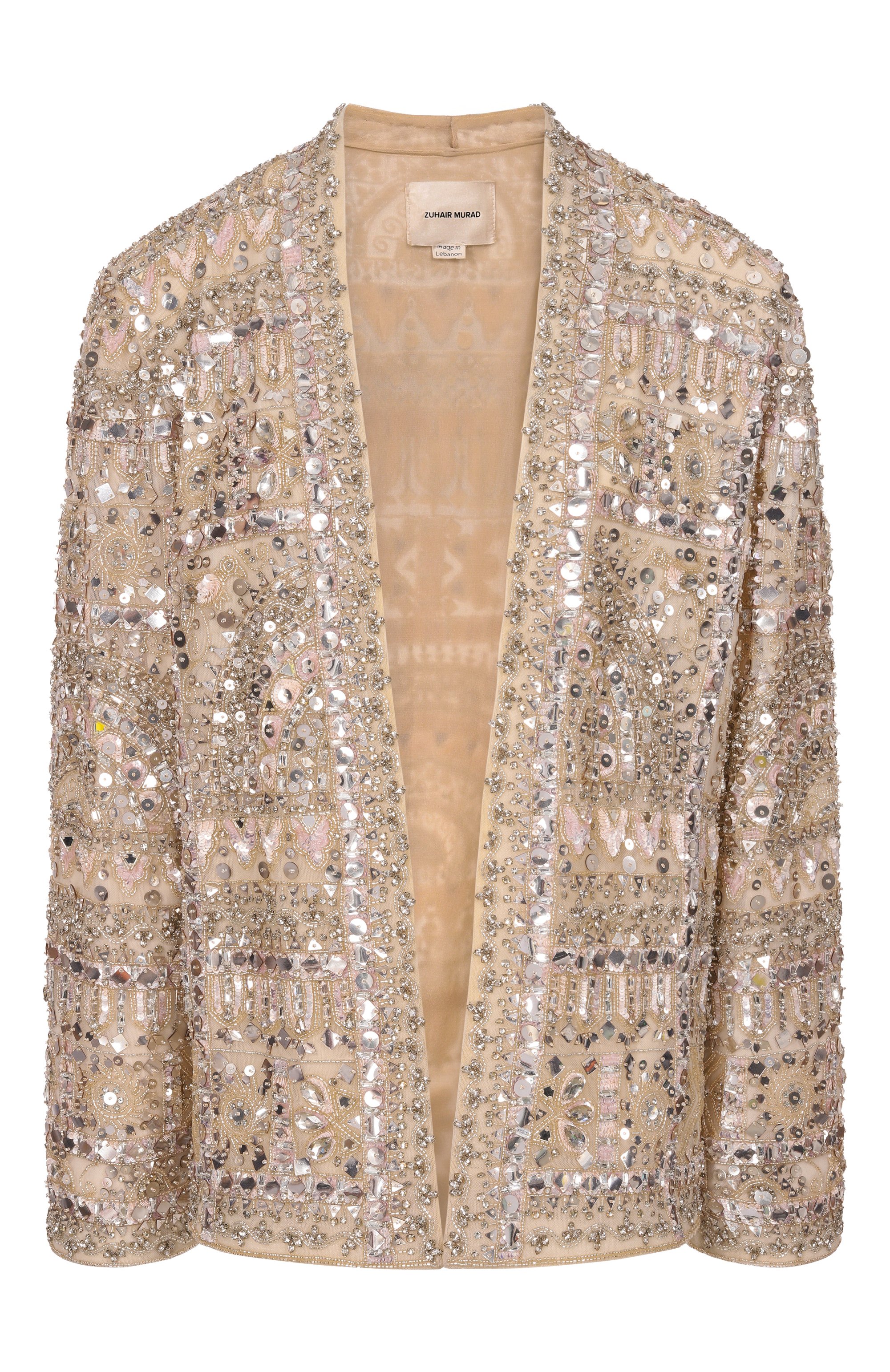 Жакет с отделкой бисером и пайетками ZUHAIR MURAD, арт. RJK26027/INST000, фото 1