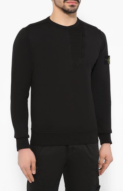 Хлопковый свитшот STONE ISLAND, арт. 721563151, фото 3