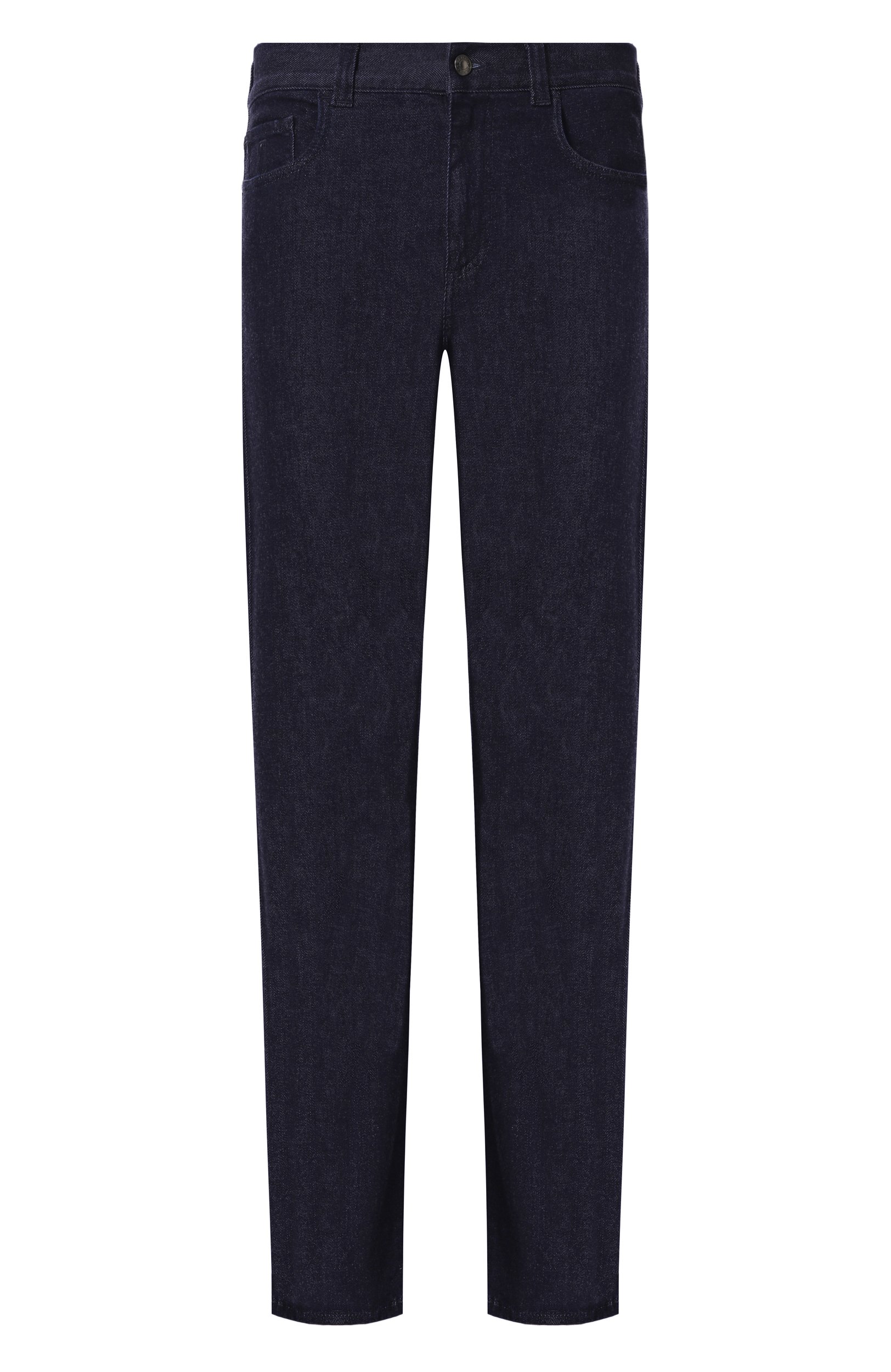 Джинсы regular fit CANALI темно-синего цвета по цене 68200 руб., арт. 91719/PX01028, фото 1 Джинсы regular fit CANALI, арт. 91719/PX01028, фото 1