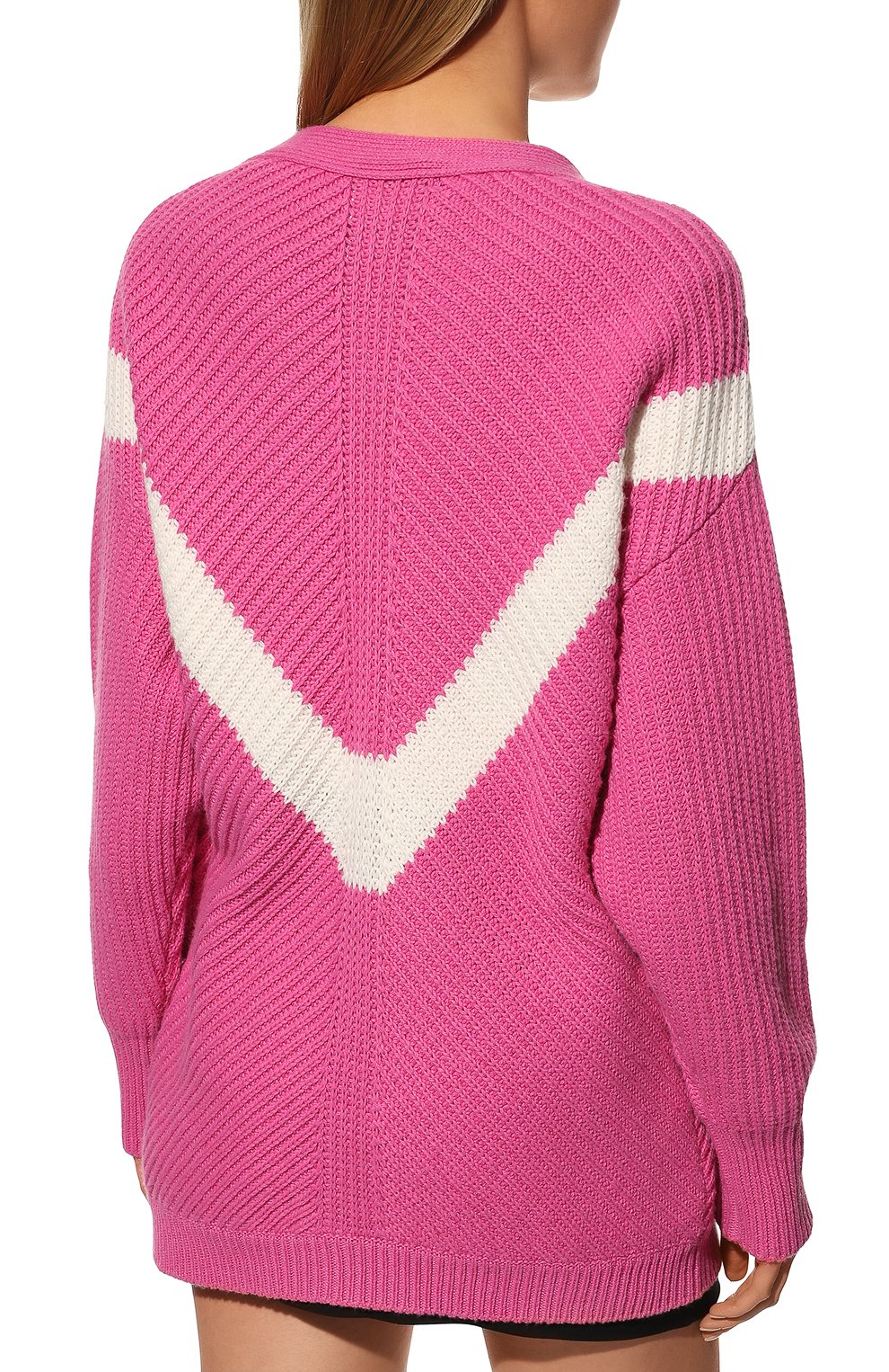 Кардиган REDVALENTINO розового цвета по цене 62650 руб., арт. XR3KA03H/6BV, фото 4 Кардиган REDVALENTINO, арт. XR3KA03H/6BV, фото 4