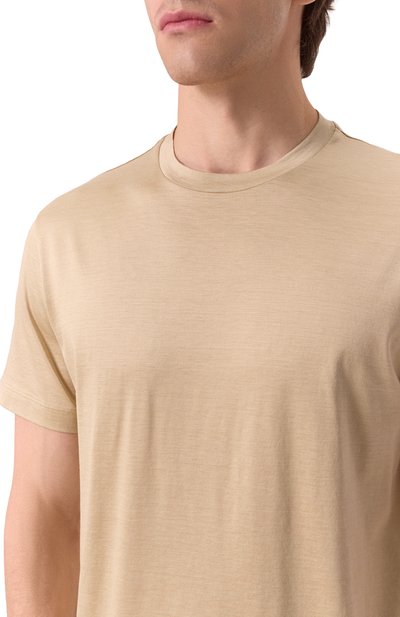 Футболка из шелка и хлопка GIORGIO ARMANI, арт. 3KSM77/SJZHZ, фото 5