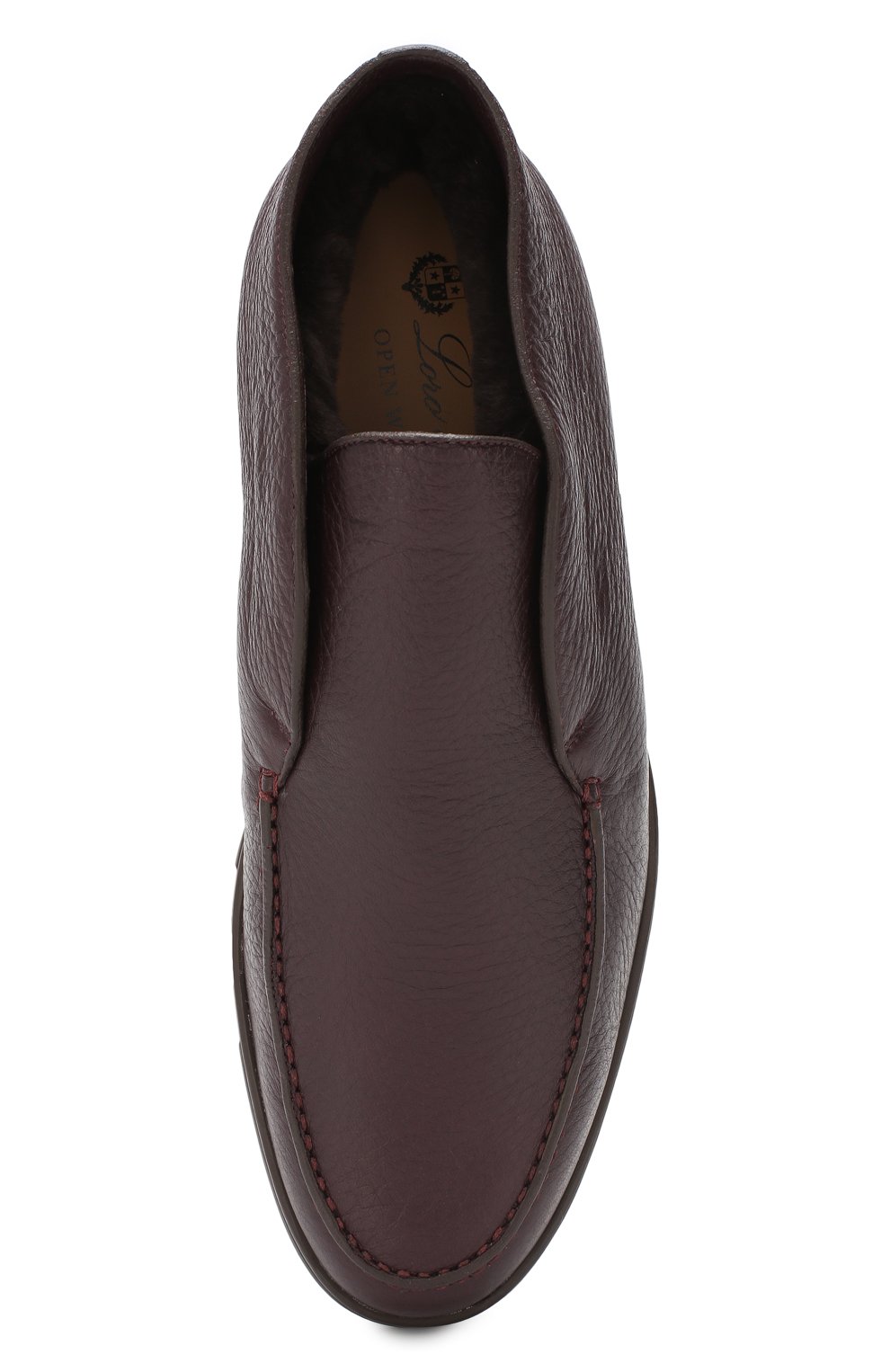 Кожаные ботинки open walk  с внутренней меховой отделкой LORO PIANA, арт. FAI5538, фото 5