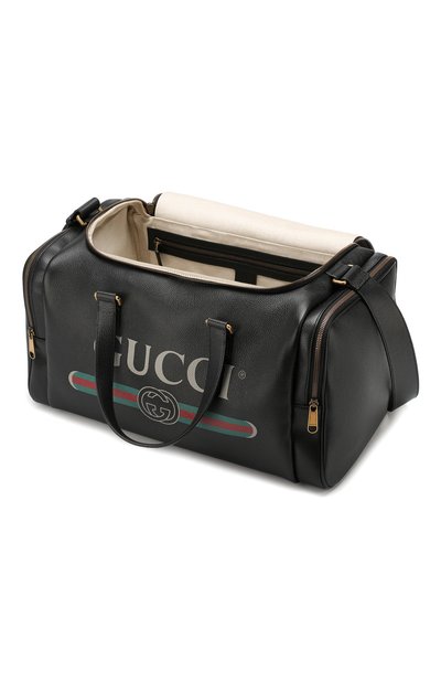 Кожаная дорожная сумка gucci print GUCCI, арт. 547838/0Y2AT, фото 4
