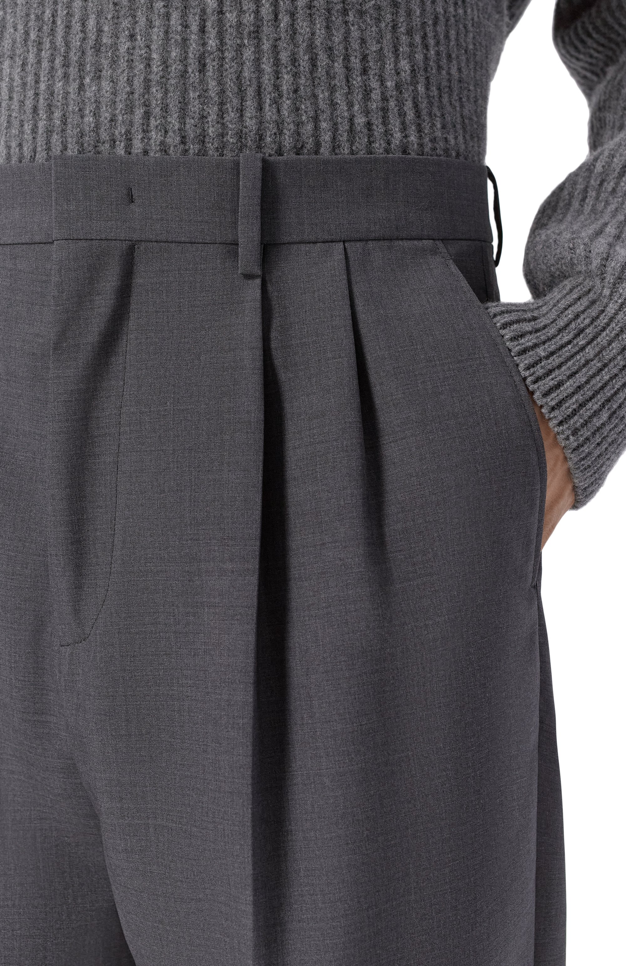 Шерстяные брюки JIL SANDER, арт. J22KA0385/J40249, фото 5
