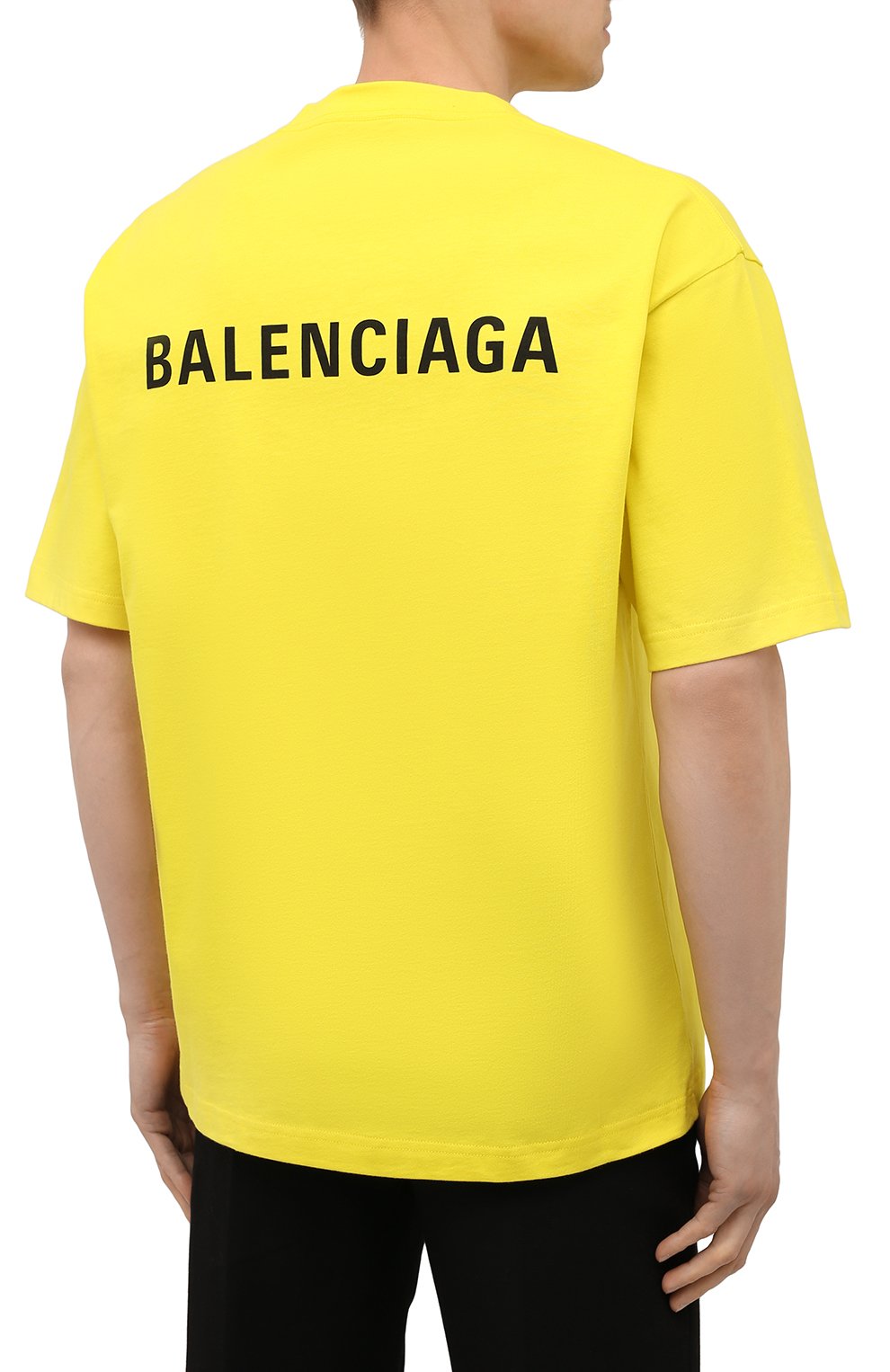 Хлопковая футболка BALENCIAGA, арт. 612966/TIVG5, фото 4
