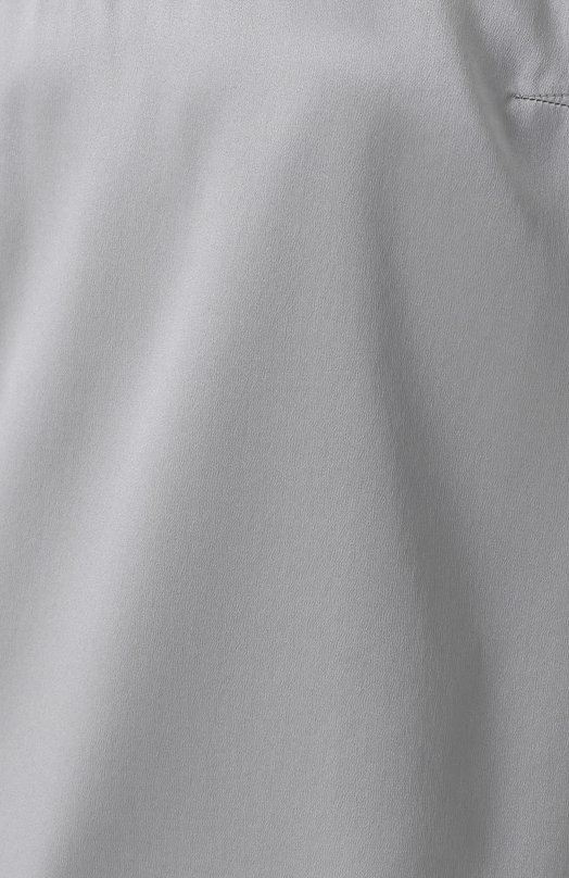 Атласный топ Brunello Cucinelli MPC59E0600 Серый  MPC59E0600 Фото 6
