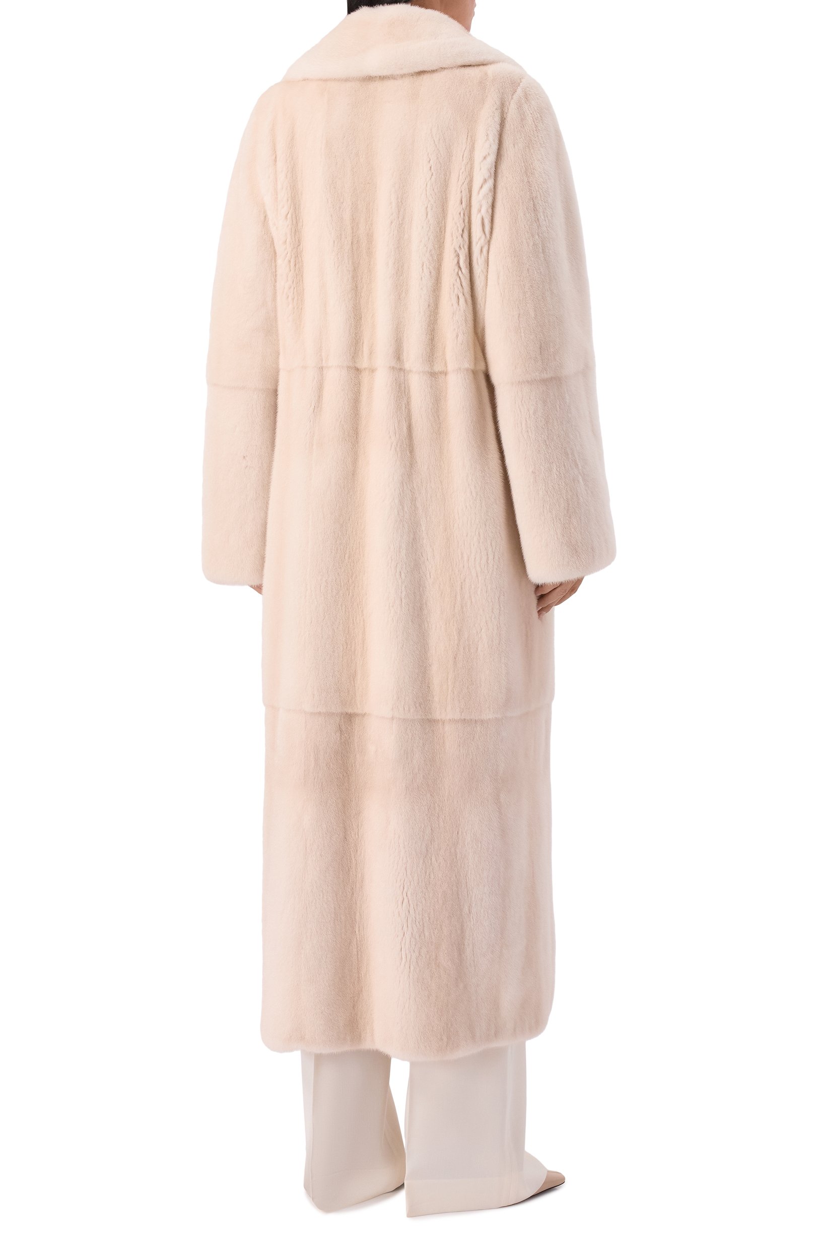 Шуба из норки MVST кремового цвета по цене 2495000 руб., арт. M011/MINK PEARL, фото 4 Шуба из норки MVST, арт. M011/MINK PEARL, фото 4