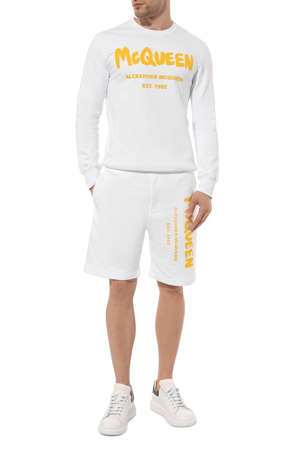 Хлопковые шорты ALEXANDER MCQUEEN, арт. 688717/QTAAB, фото 2