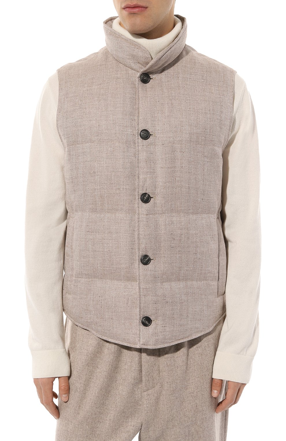 Пуховый жилет BRUNELLO CUCINELLI, арт. MS4531852, фото 3