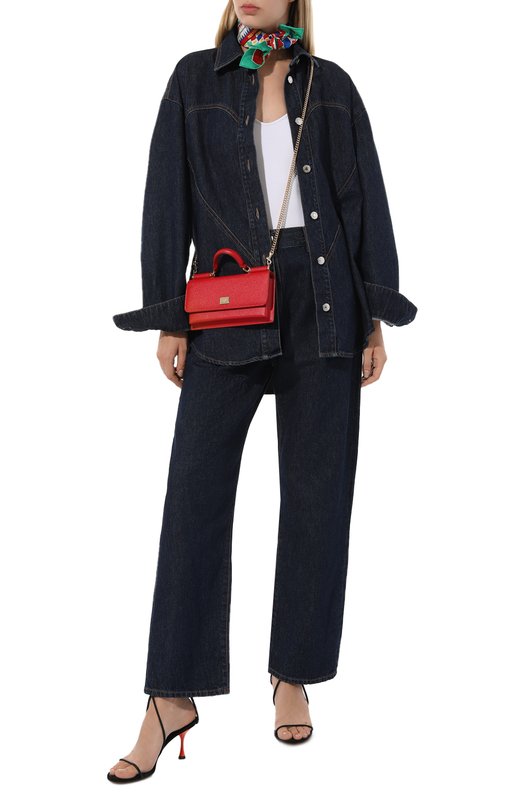 Сумка Sicily Dolce & Gabbana BI9280_BE9280/A1001_1 Красный  BI9280_BE9280/A1001_1 Фото 7