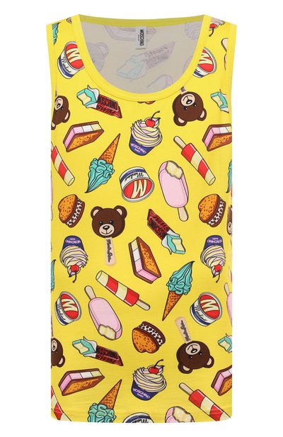 Мужская хлопковая майка MOSCHINO, арт. A8901/9413