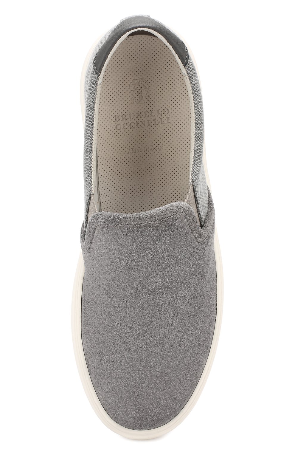 Замшевые слипоны BRUNELLO CUCINELLI, арт. MZUCGRJ219, фото 5