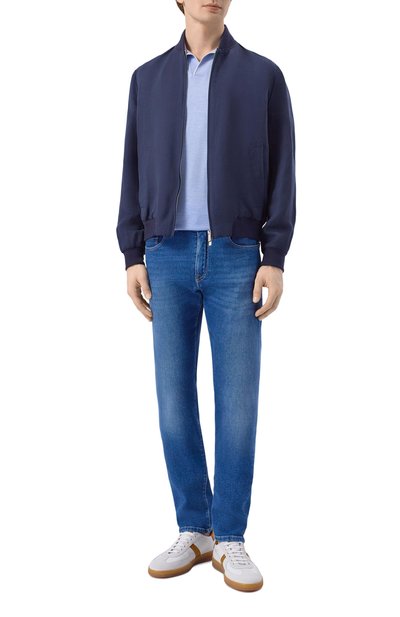 Поло из шелка и хлопка PAUL&SHARK, арт. 26411237_001, фото 2