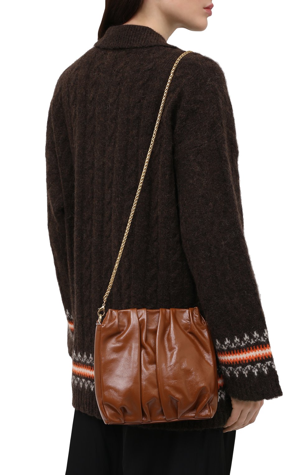 Сумка vague ELLEME, арт. SQUARE/VAGUE PATENT LAMBSKIN, фото 2