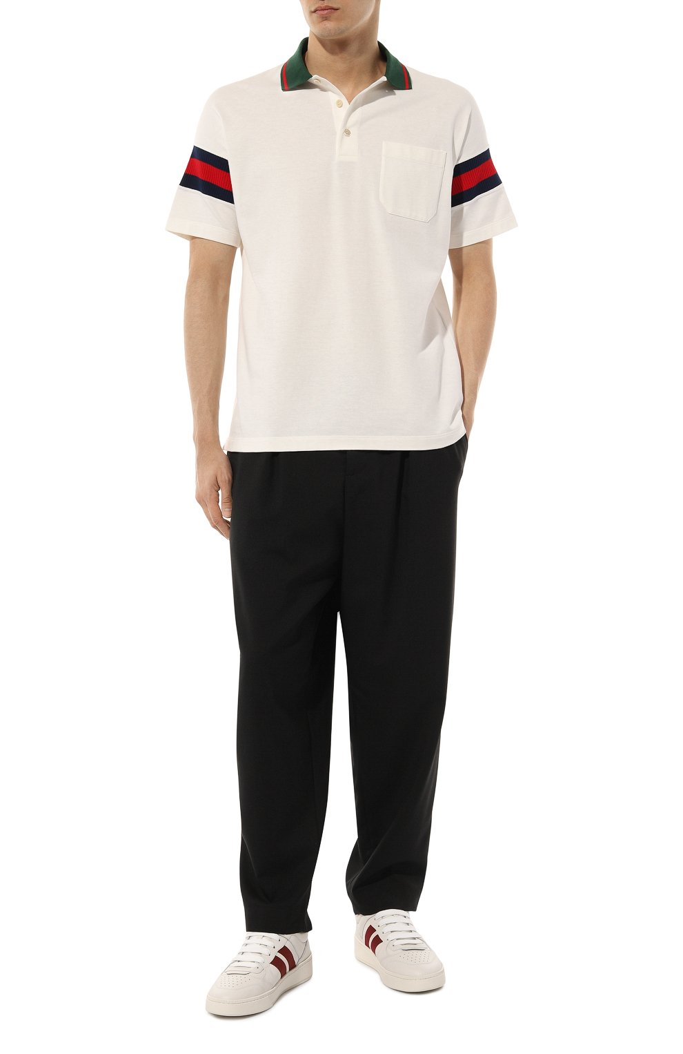 Хлопковое поло GUCCI, арт. 713997/XJETR, фото 2