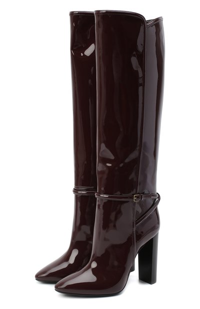 Кожаные сапоги 76 SAINT LAURENT, арт. 633727/1TV00, фото 1