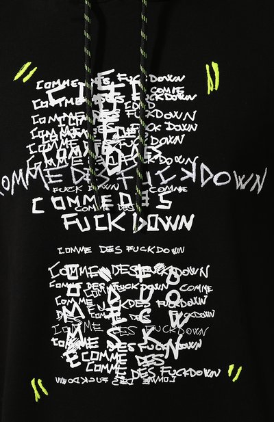 Хлопковое худи COMME DES FUCKDOWN, арт. CDFU765, фото 5