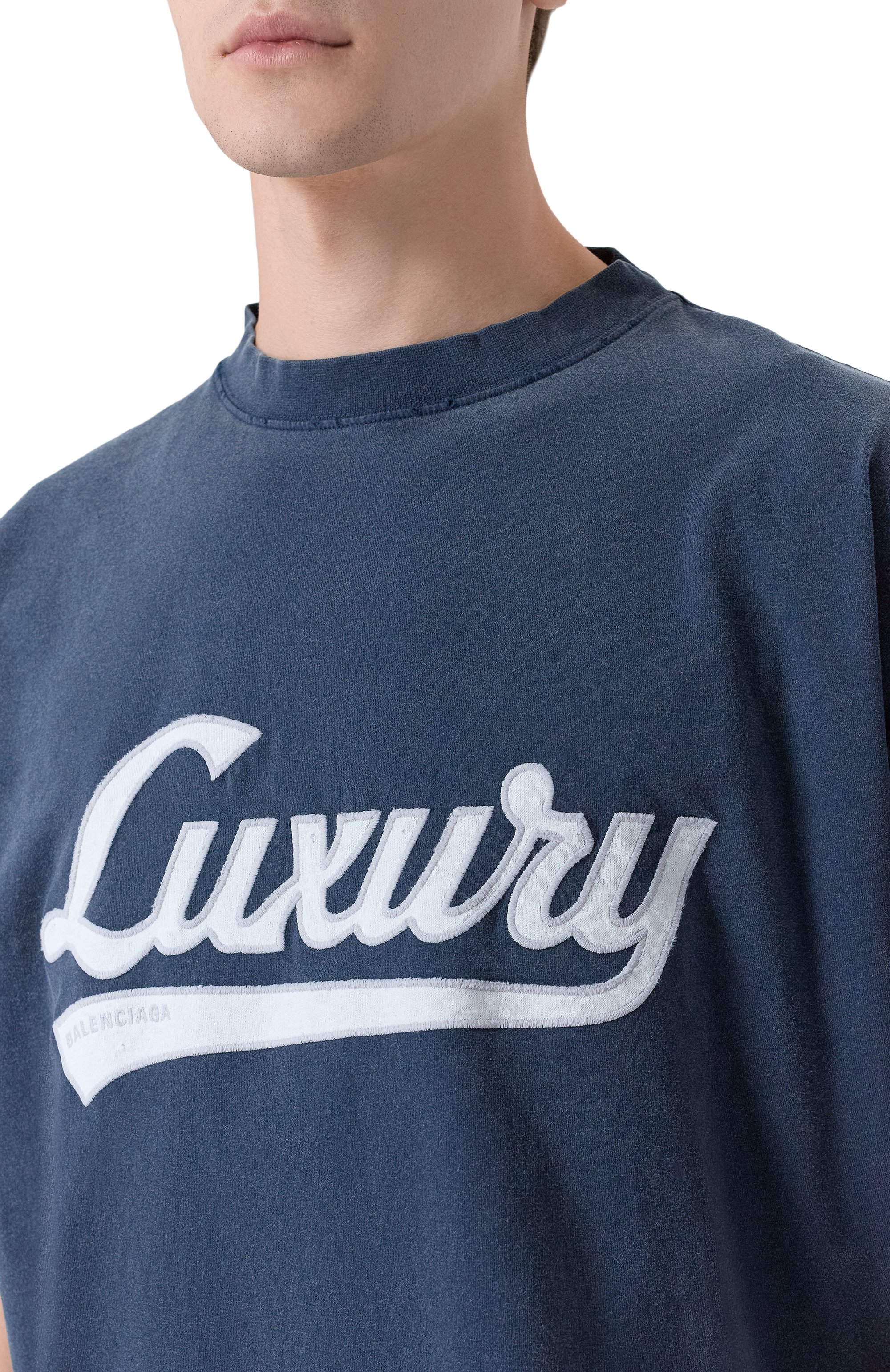 Хлопковая футболка BALENCIAGA, арт. 850345/TTVB6, фото 5