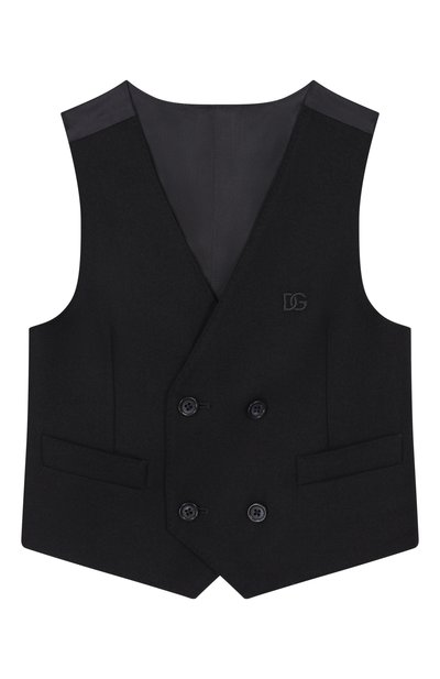 Жилет из шерсти и вискозы DOLCE & GABBANA, арт. L41V32/FU28G/2-6