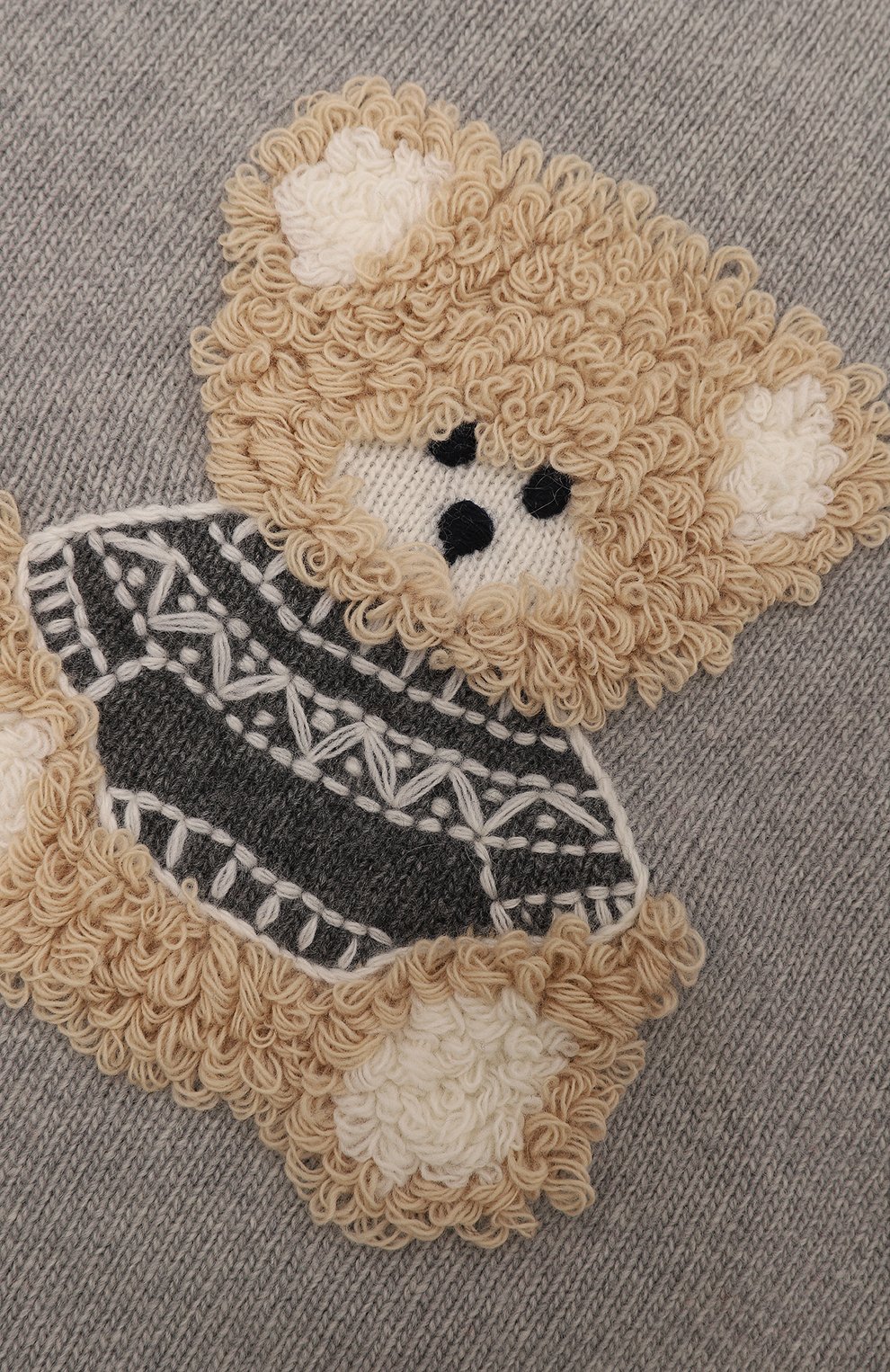 Шерстяное одеяло IL GUFO серого цвета по цене 23250 руб., арт. A230G079EM220, фото 2 Шерстяное одеяло IL GUFO, арт. A230G079EM220, фото 2