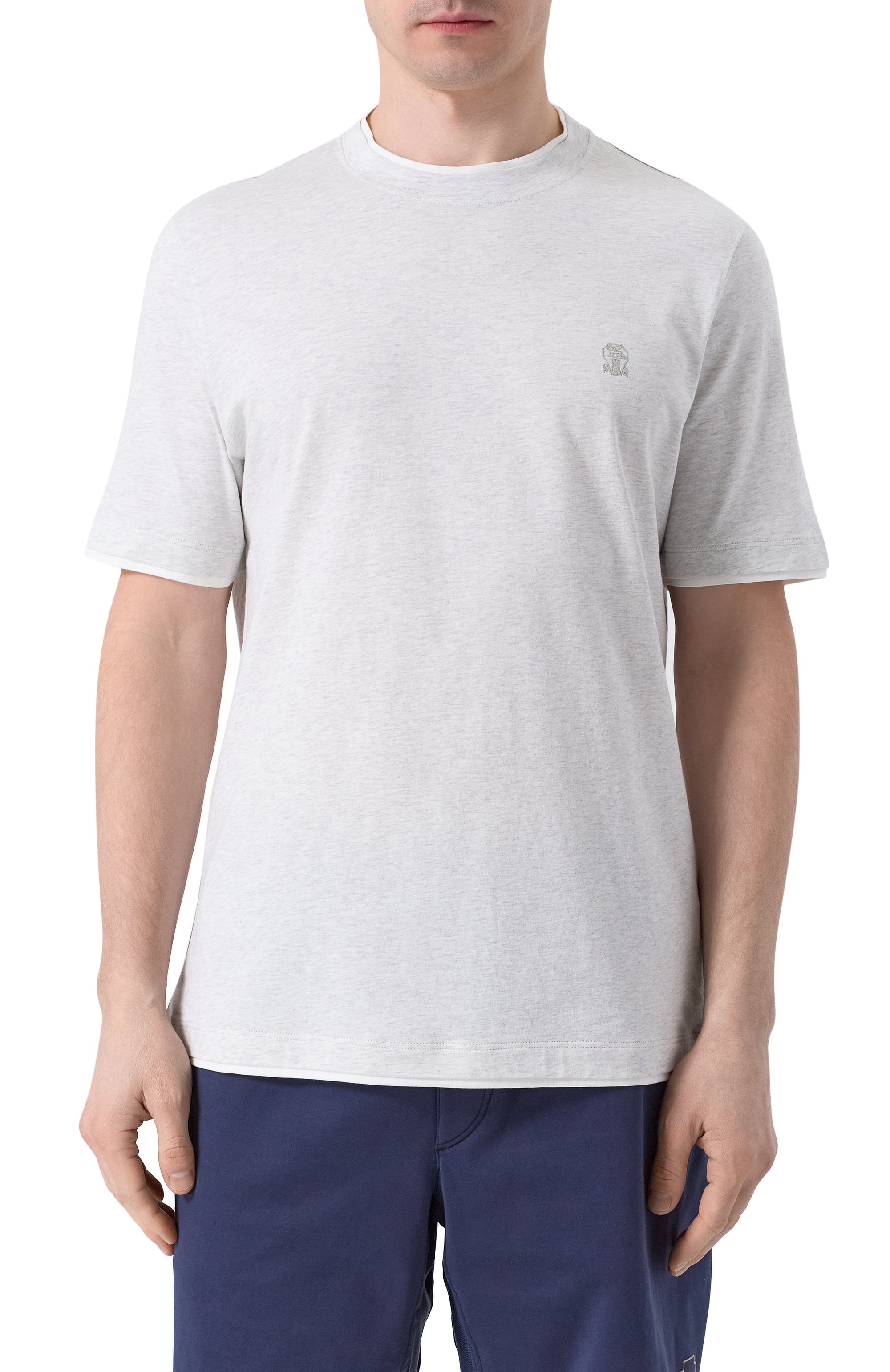 Хлопковая футболка BRUNELLO CUCINELLI, арт. M0B137427G, фото 3