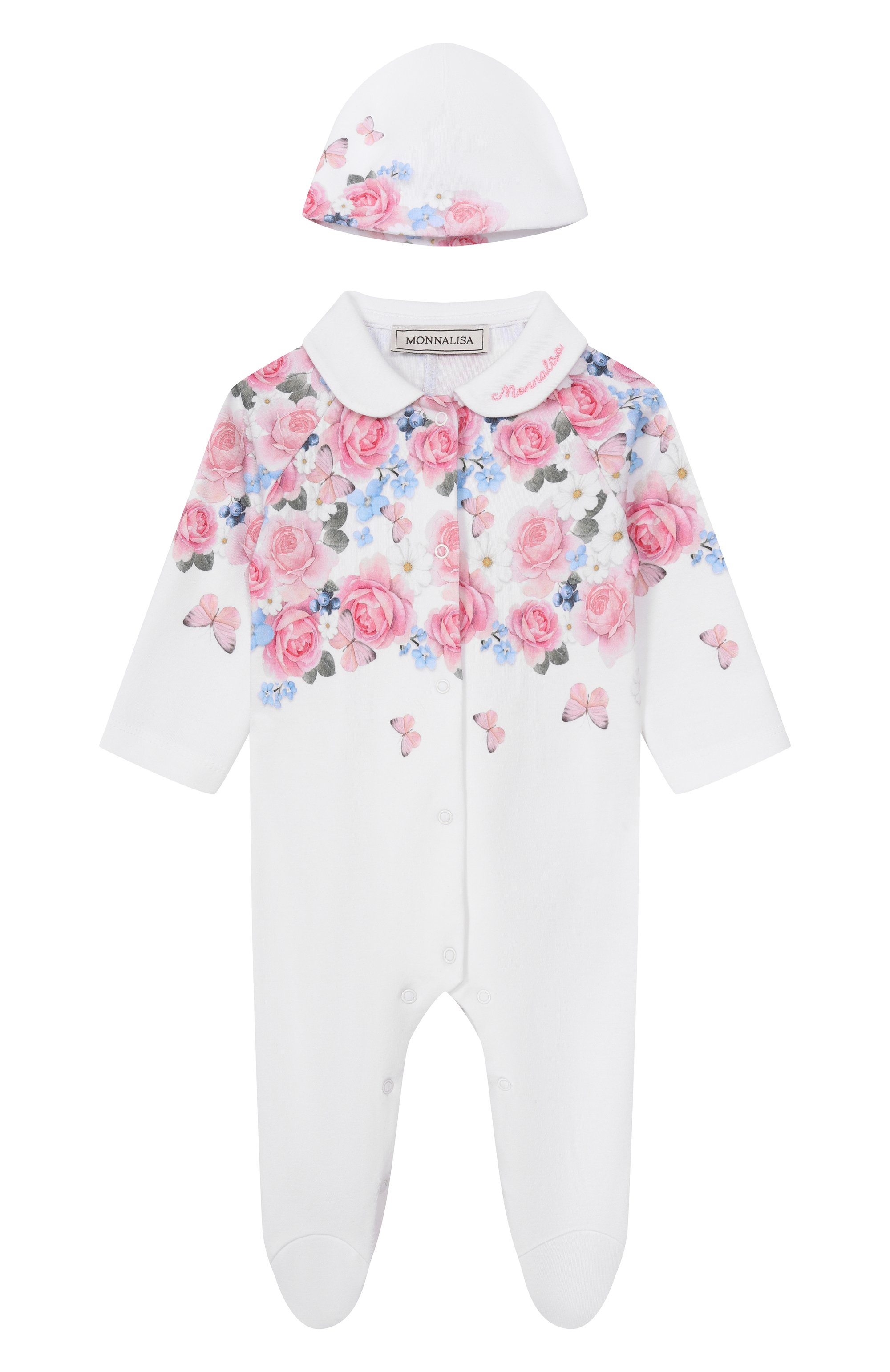 Комплект из комбинезона и шапки MONNALISA, арт. 35G505, фото 1