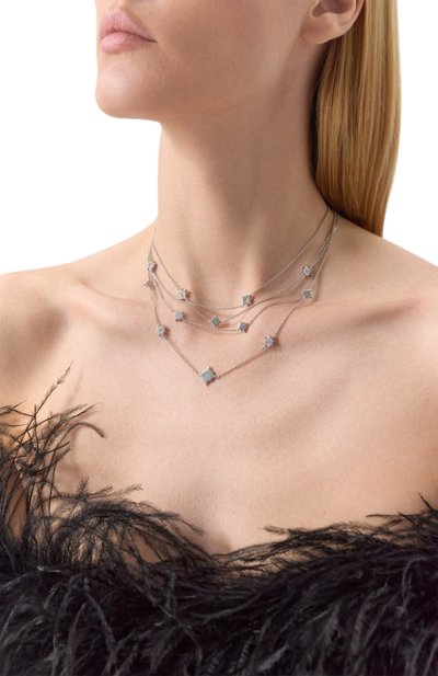 Колье sky full of stars BLUEJAY серебряного цвета по цене 39600 руб., арт. BJS-SFS, фото 2 Колье sky full of stars BLUEJAY, арт. BJS-SFS, фото 2
