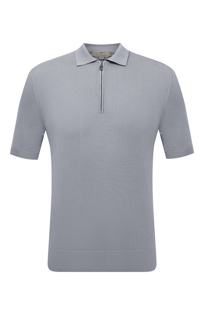 Мужская хлопковое поло CANALI, арт. C0454/MK00145