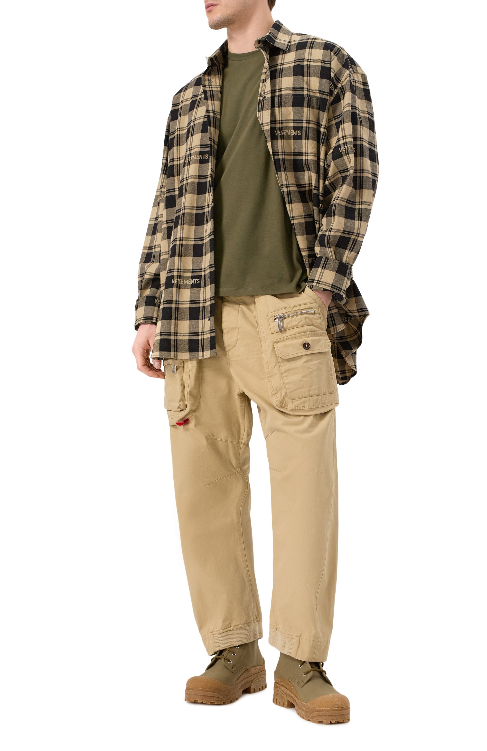 Хлопковые брюки-карго DSQUARED2, арт. S74KB1027/S41794, фото 2