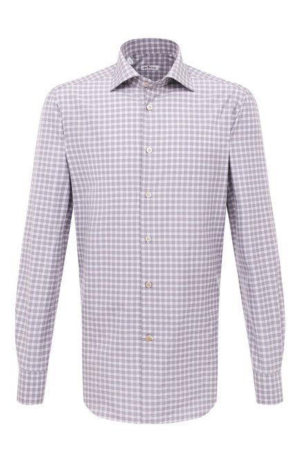 Мужская хлопковая сорочка KITON, арт. UCIH0863711