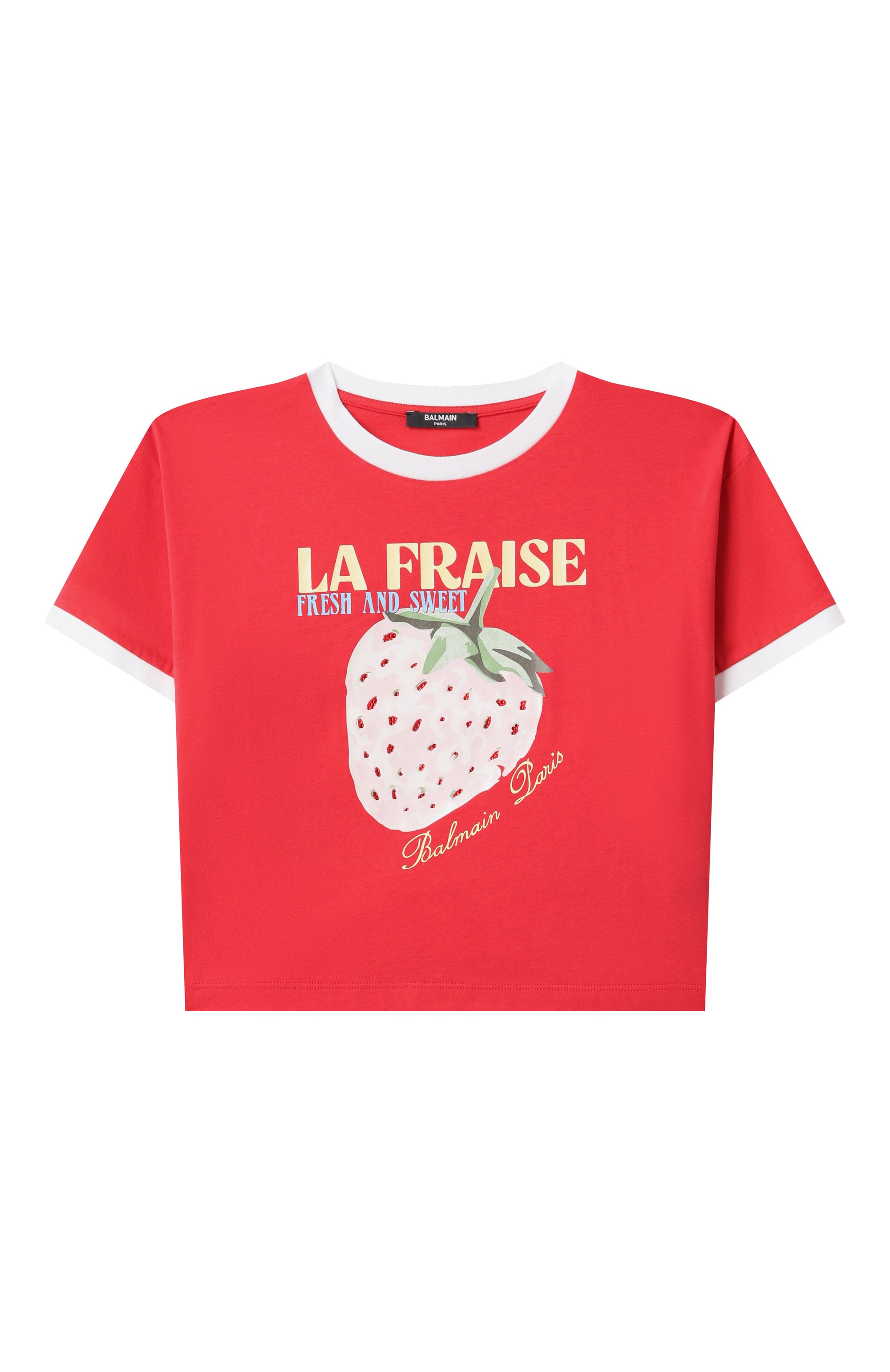 Хлопковая футболка BALMAIN, арт. BW8A51, фото 1