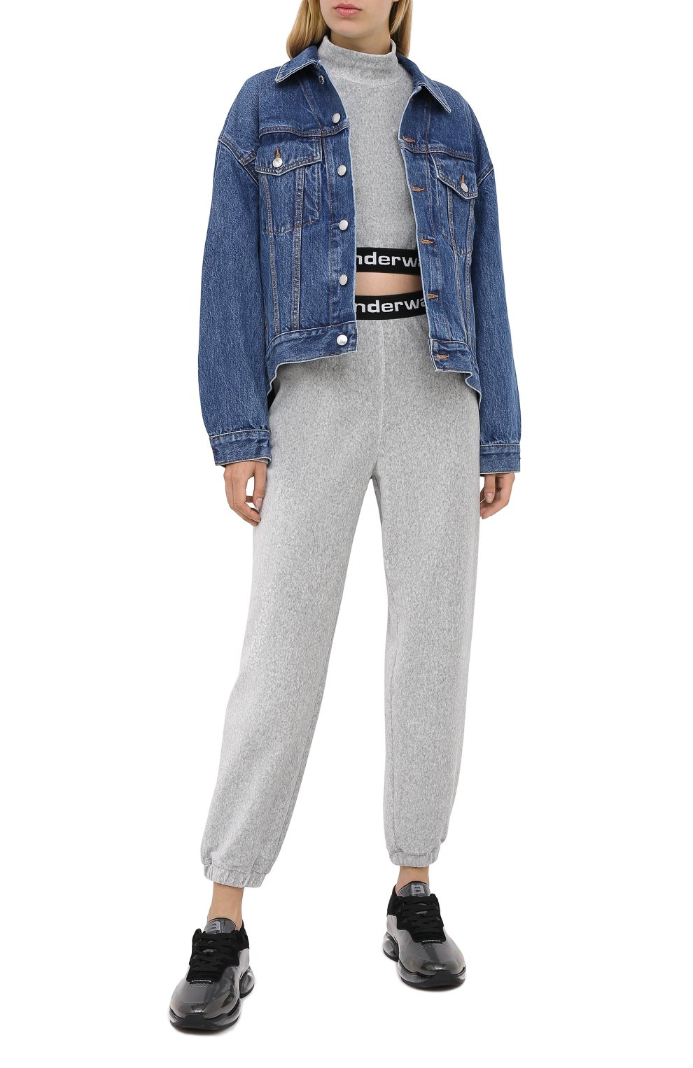 Вельветовые джоггеры ALEXANDERWANG.T, арт. 4CC1204024, фото 2