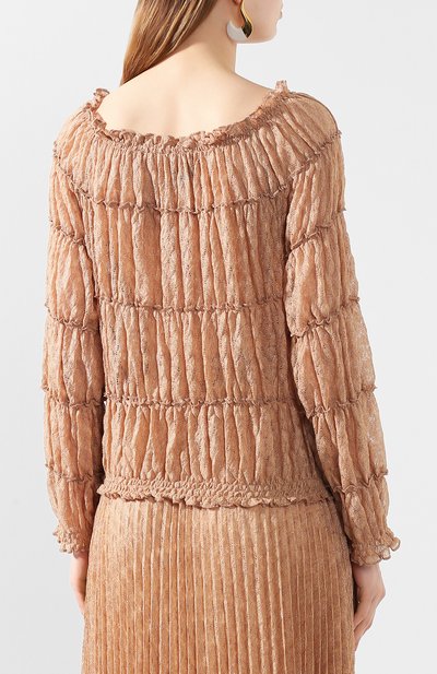Пуловер MISSONI золотого цвета по цене 76300 руб., арт. MDN00348/BR009S, фото 4 Пуловер MISSONI, арт. MDN00348/BR009S, фото 4