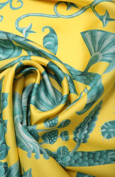 Шелковый платок lemur in yellow KIRILL OVCHINNIKOV, арт. 90\Ly, фото 2